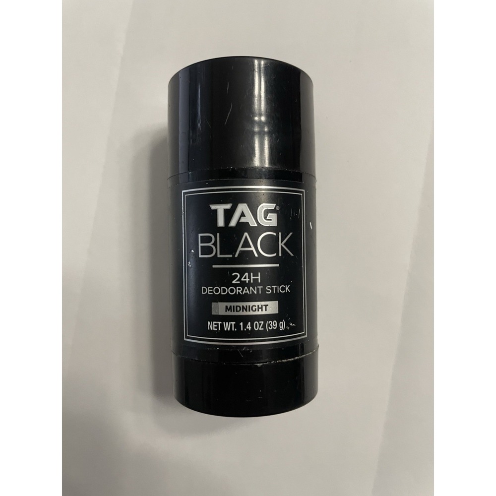 Tag Black Midnight 24 Hour Deodorant Stick 1.4oz. -NEW